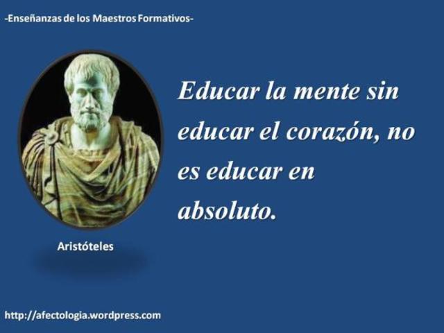 ARISTÓTELES, REALISTA.