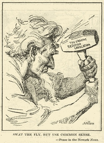 Sedition act comes into play