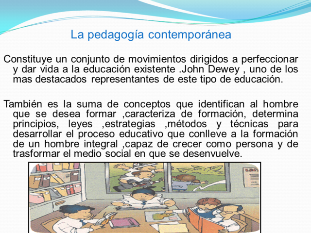 S.XX PEDAGOGÍA CONTEMPORÁNEA