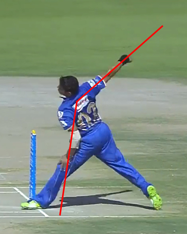 Straight arm bowling invented