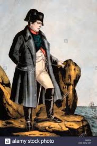 Napoleon Bonaparte's exile to St. Helena