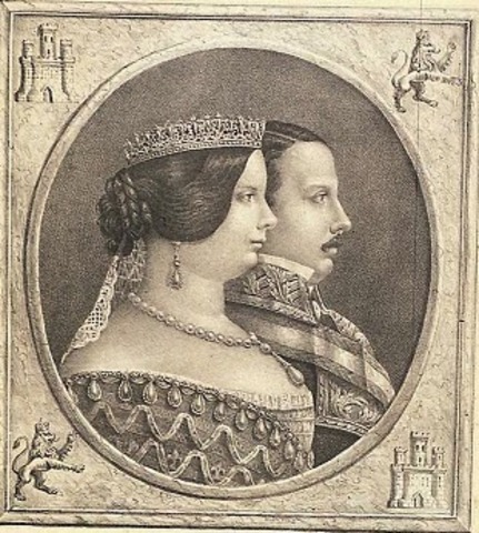 Boda de Isabel II con Francisco de Asís