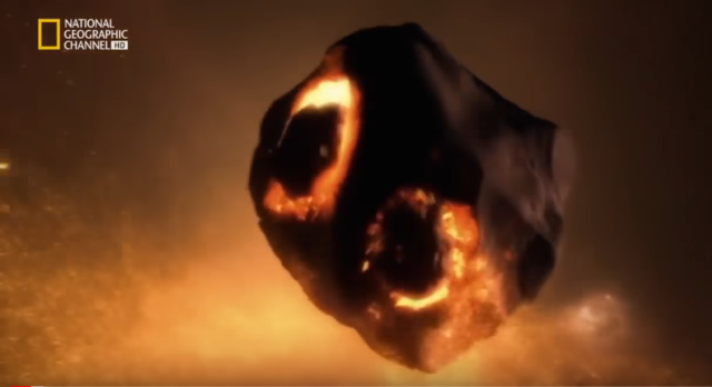 Formación de el núcleo de la tierra.