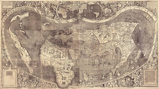 Universalis Cosmographia, Martin Waldseemüller.
