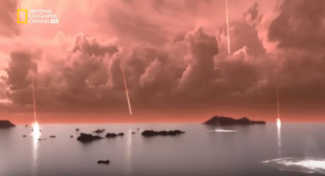 2 Lluvia de meteoritos.