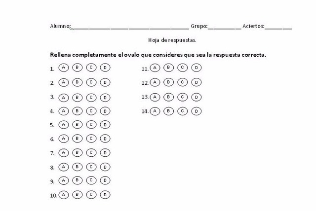 Scantron "multiple choice"