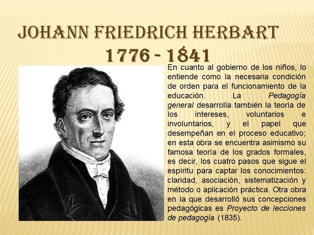 JOHANN FRIEDRICH HERBART