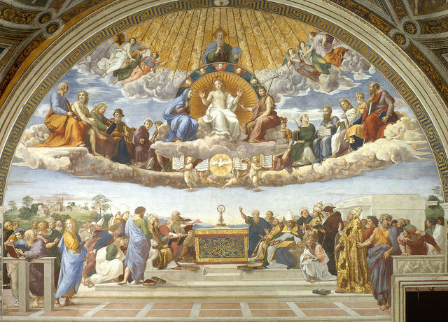 Raphael paints "Disputation of the Holy Sacrament" (Renaissance Art/Artists)