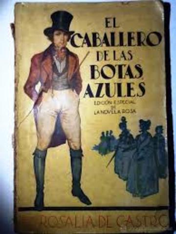 Publica a súa novela máis longa  ‘El caballero de las botas azules’.