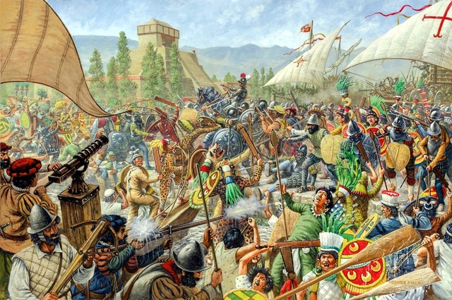 Hernán Cortés Toma Tenochtitlán