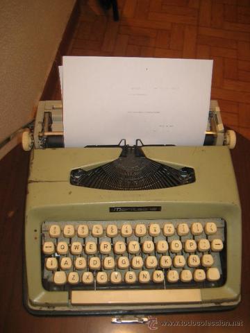 La maquina de escribir