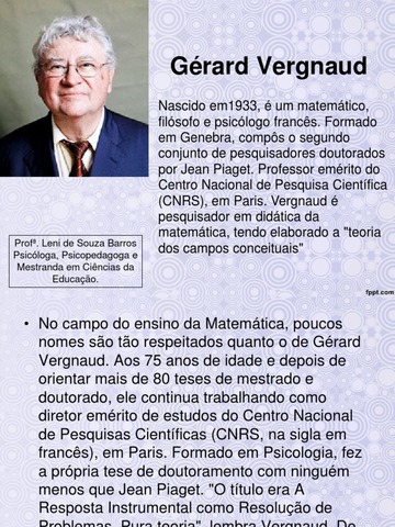 La Teoría de los Campos Conceptuales de Vergnaud (1990 - 1996)
