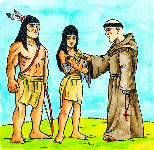 Evangelización jesuita y franciscana