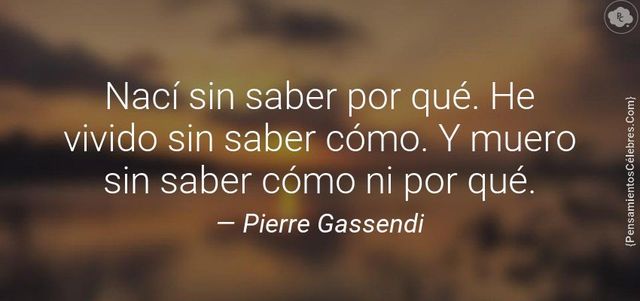 PIERRE GASSENDI (MUERTE)