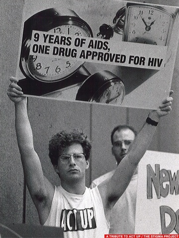 ACT UP protests at FDA for drug approvals