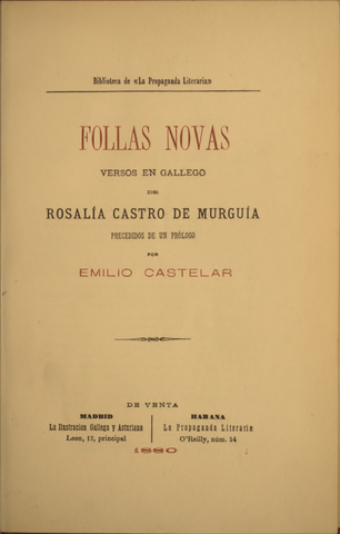 Publicación "Follas novas"