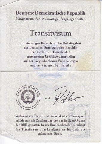 Interzonenpass was ended