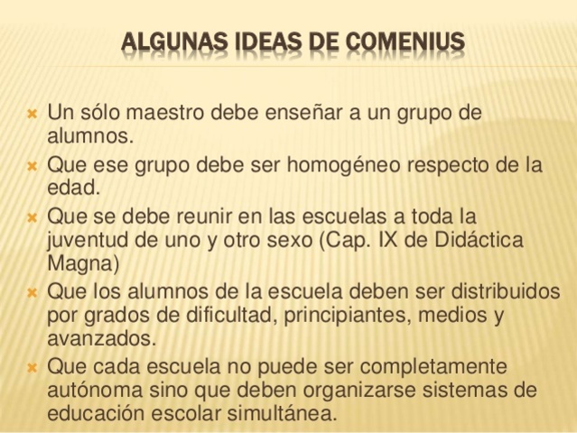 Comenio, padre de la pedagogía