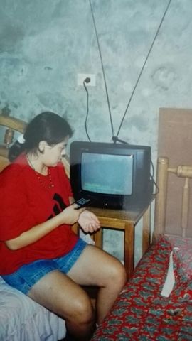 el primer televisor de la casa