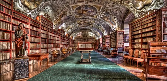 Las antiguas bibliotecas