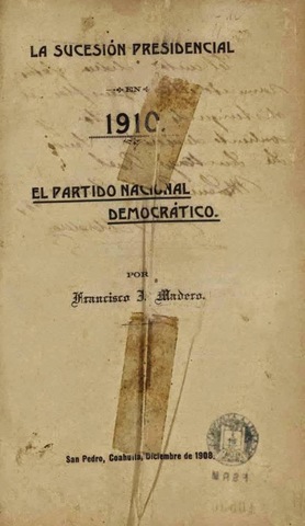 Libro "La sucesión presidencial"