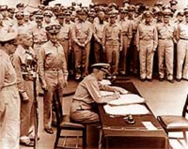 formal surrender of Japan