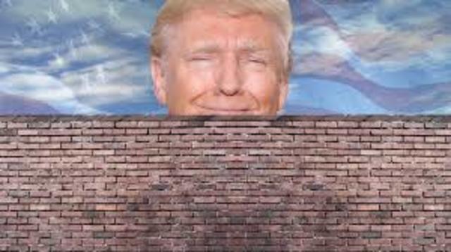 The wall of Donald Trump, USA-Mexico