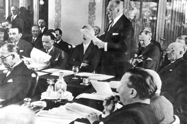 Evian Conference held in Evian, France on the problem of Jewish refugees