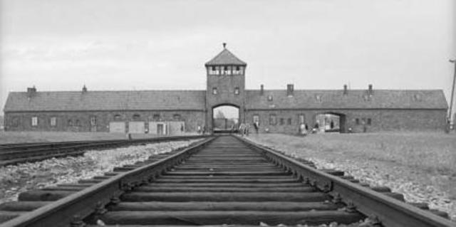 Concentration camp established at Auschwitz.