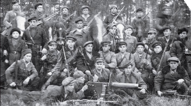 Jewish partisan units established in the forests of Byelorussia and the Baltic States.