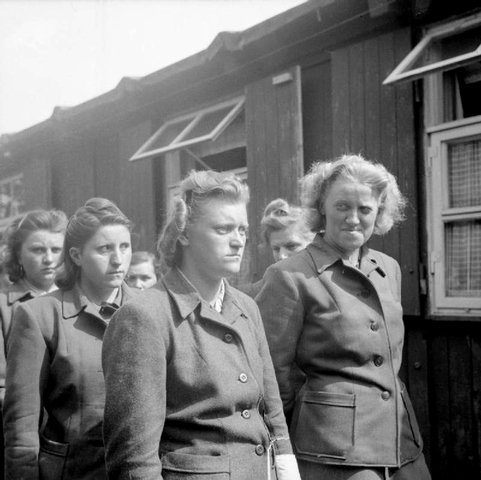 Previously POW camp Bergen-Belsen is under SS control.