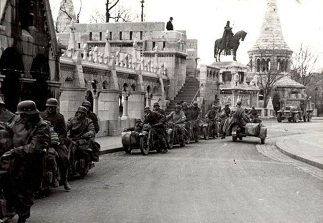 Germany occupies Hungary.