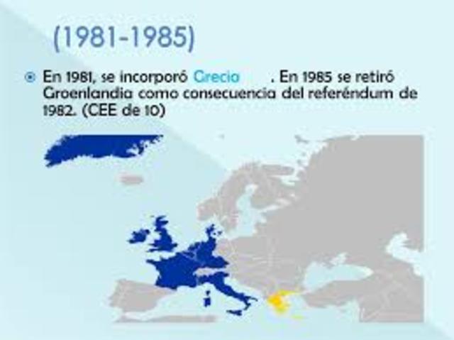 Entrada de Grecia en la CEE