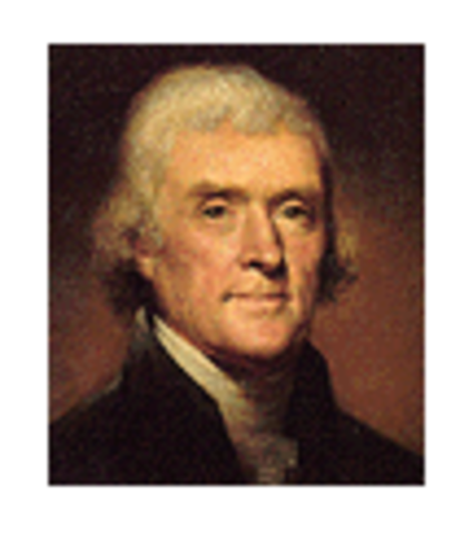 Thomas Jefferson becomes president