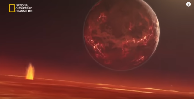 choque de de teia contra la tierra