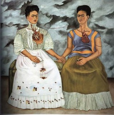 "Las dos Fridas" y "La Mesa Herida" se exhibiron en la "Exposición Internacional de Surrealismo"