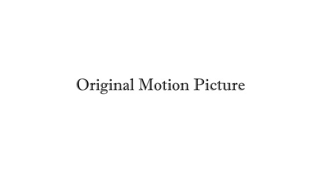 Motion Picture (Industrial Age)
