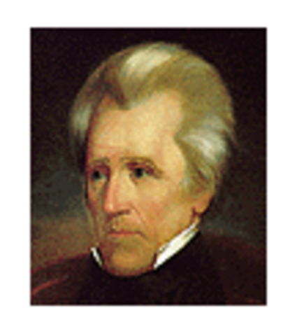 Andrew Jackson becomes president