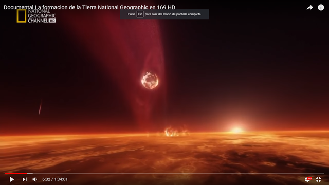 Formacion de la luna