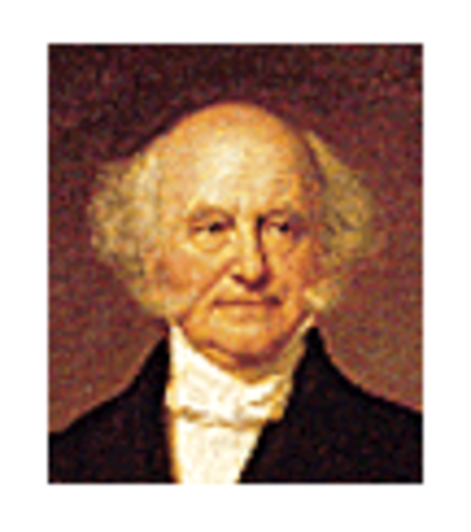 Martin Van Buren becomes president