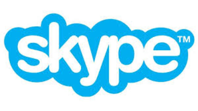 Skype, a software used in making video and audio calls.