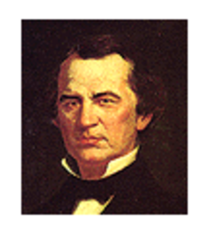 Andrew Johnson becomes president
