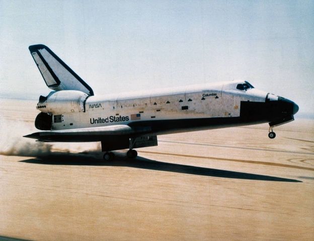 First space shuttle flight