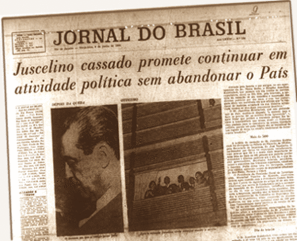 JK e outros 39 políticos são cassados