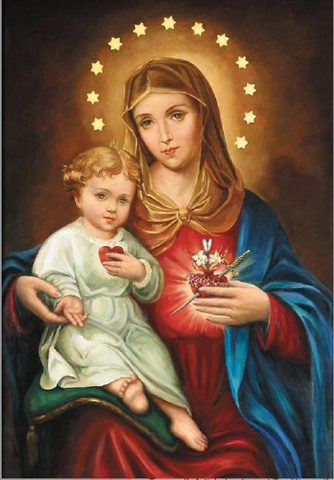 Admiración por La Virgen María