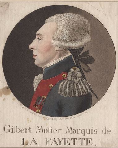 Lafayette declara los derechos humanos y del ciudadano.