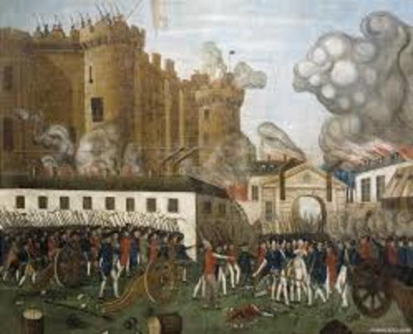 Primera celebración del Día de la Bastilla.