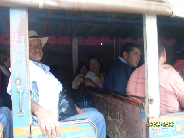 Mi primer viaje en chiva.