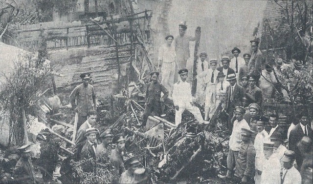 PRIMER ACCIDENTE AEREO