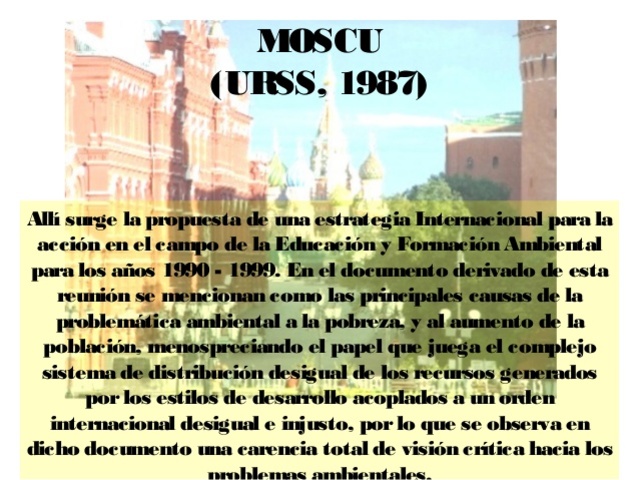 Primer Congreso Internacional sobre Educación y Formación sobre Medio Ambiente